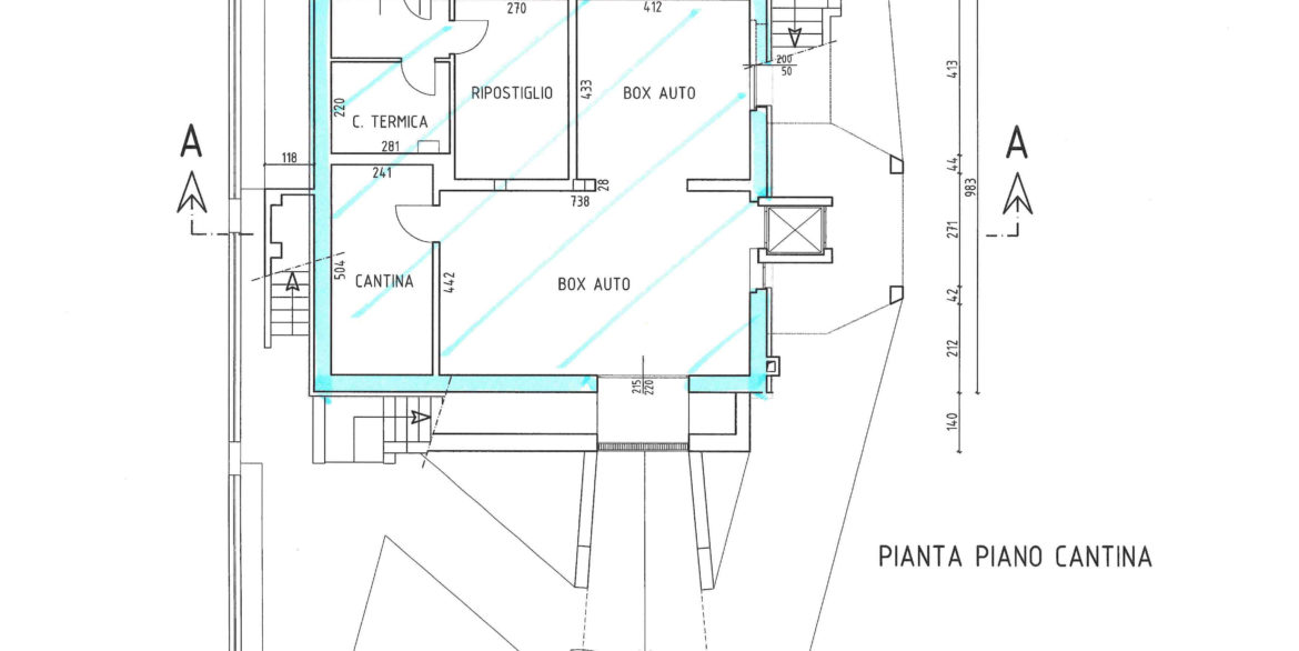 PIANTA PIANO CANTINA